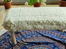 Load image into Gallery viewer, Handloom Bench- White